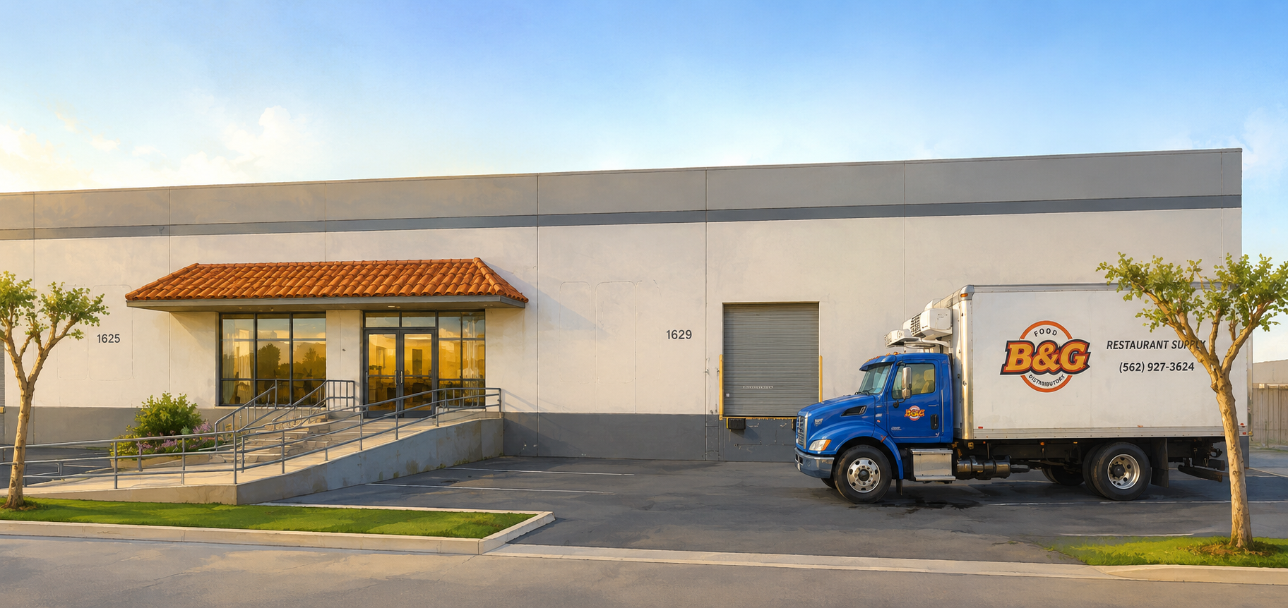 B&G Distribution warehouse exterior
